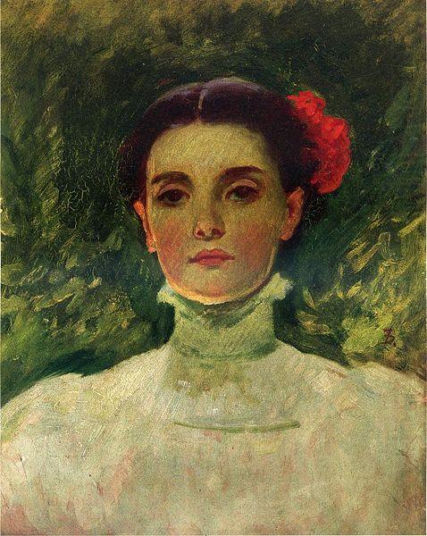 Portrait of Maggie Wilson, Frank Duveneck